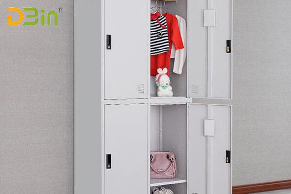 DBin 6 tier lockers for office storage supplier